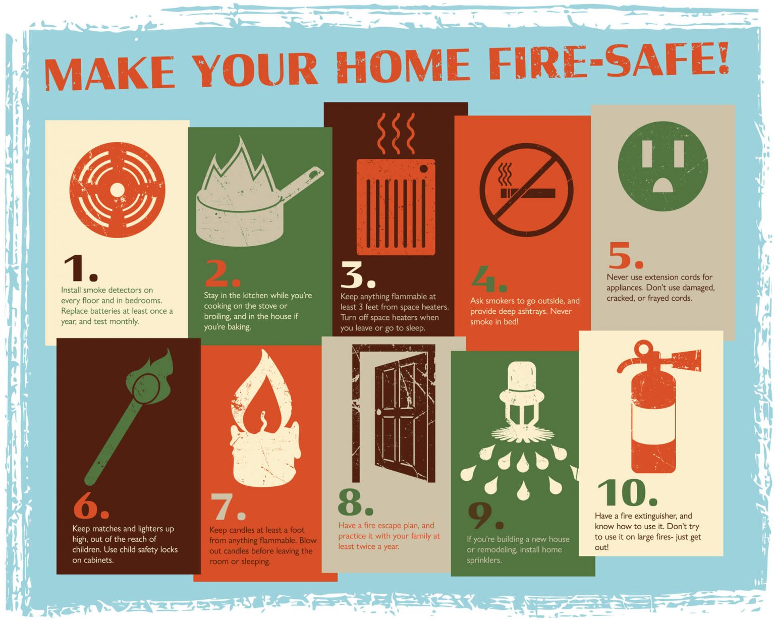 How to prevent common fires in the home